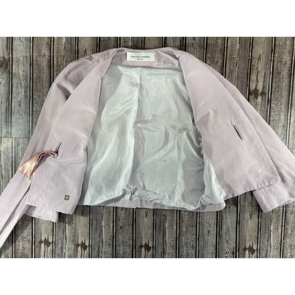 Jean Louis Scherrer Boutique cotton silk Jacket size 44 US 8 color pink France - Picture 5 of 8